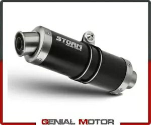 Exhaust Storm by Mivv }t[ I[o ubN XYL DL V-strom 1000 2004 04 Exhaust Storm by Mivv Mufflers Oval Black Suzuki Dl V-strom 1000 2004 04