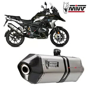 Mivv rC}t[ Speed Edge Inox kat BMW R 1250 GS ADVENTURE 2019 - 2023p Mivv Exhaust Muffler Speed Edge Inox kat for BMW R 1250 GS ADVENTURE 2019 - 2023