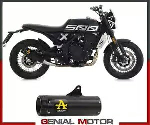 �G�L�]�[�X�g�}�t���[ Arrow Rebel Rbn �X�`�[�� �u���b�N BRIXTON CROSSFIRE 500 X 2021 - 2023 Exhaust Muffler Arrow Rebel Rbn Steel Black BRIXTON CROSSFIRE 500 X 2021 - 2023 �y���s�A���i�z