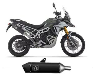 �G�L�]�[�X�g�}�t���[ �A���[�x���[�`�F �u���b�N �A���~ TRIUMPH TIGER 900 GT / GT PRO 2024 Exhaust Muffler Arrow Veloce Black Aluminum TRIUMPH TIGER 900 GT / GT PRO 2024 �y���s�A���i�z