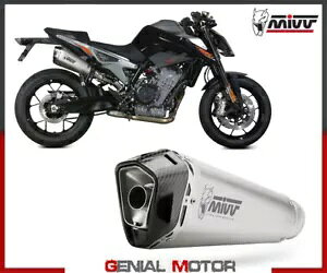 Mivv }t[ XbvI GL][Xg DELTA RACE Inox kat KTM 890 DUKE 2020 - 2021 Mivv Muffler slip-on exhaust DELTA RACE Inox kat for KTM 890 DUKE 2020 - 2021