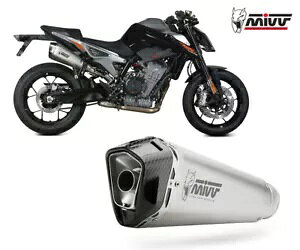 Mivv }t[ XbvI GL][Xg DELTA RACE Inox kat KTM 890 DUKE 2020 - 2023p Mivv Muffler slip-on exhaust DELTA RACE Inox kat for KTM 890 DUKE 2020 - 2023