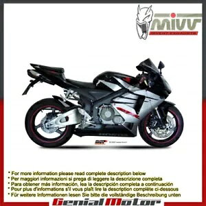 Mivv rC}t[ Suono ubN A_[V[g z_ CBR 600 Rr 2005 - 2006p Mivv Exhaust Muffler Suono Black Underseat for Honda Cbr 600 Rr 2005 - 2006