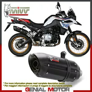 Mivv �r�C�}�t���[ Suono �u���b�N �X�e�����X�| BMW F 850 GS 2018 - 2019�p Mivv Exhaust Muffler Suono Black stainless Steel for BMW F 850 GS 2018 - 2019 �y���s�A���i�z
