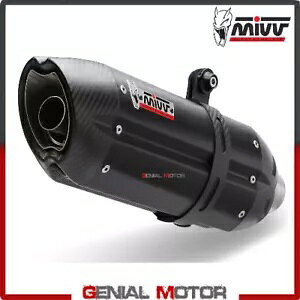 Mivv rC}t[ Suono Black Inox black kat for KTM RC 125 2017 - 2019 Mivv Exhaust Muffler Suono Black Inox black kat for KTM RC 125 2017 - 2019