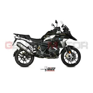 Mivv rC}t[ Xs[hGbW XeXX`[ BMW R 1250 GS 2018 - 2023p Mivv Exhaust Muffler Speed Edge Stainless Steel for BMW R 1250 GS 2018 - 2023
