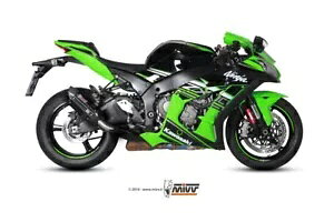 Mivv rC}t[ Suono ubN XeXX`[ Kawasaki Zx-10 R 2016 - 2023 Mivv Exhaust Muffler Suono Black Stainless Steel Kawasaki Zx-10 R 2016 - 2023