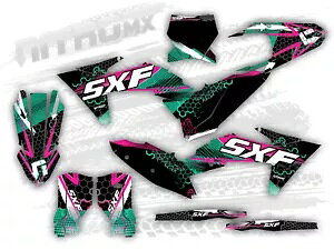 NitroMX �O���t�B�b�N�X KTM SX SXF SX-F XC XC-F 2023 2024 �X�e�b�J�[���g�N���X����- NitroMX Graphics for KTM SX SXF SX-F XC XC-F 2023 2024 Sticker Motocross Decor- �y���s�A���i�z
