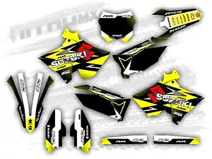 NitroMX ɂ Polisport RESTYLE vX`bNZbgOtBbNtXYL RM 2001-2008- Suzuki RM 2001-2008 with Polisport RESTYLE Plastic Set Graphics by NitroMX-