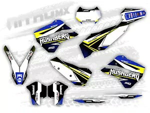Husaberg TE 125 250 300 2011 2012 �����X�e�b�J�[�Ɉ�v����O���t�B�b�N�Z�b�g- Graphic set matching Husaberg TE 125 250 300 2011 2012 decor sticker-