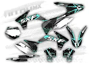 NitroMX �O���t�B�b�N�Z�b�g KTM SX SXF 125 250 350 450 2011 2012 �����X�e�b�J�[- NitroMX Graphics Set for KTM SX SXF 125 250 350 450 2011 2012 Decor Sticker- �y���s�A���i�z