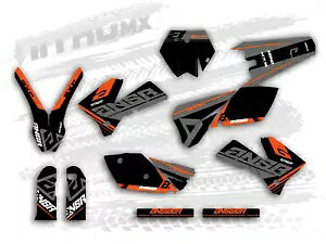 NitroMX �O���t�B�b�N�Z�b�g KTM SX SXF 125 250 450 525 2005 2006 �����X�e�b�J�[- NitroMX Graphics Set for KTM SX SXF 125 250 450 525 2005 2006 Decor Sticker- �y���s�A���i�z