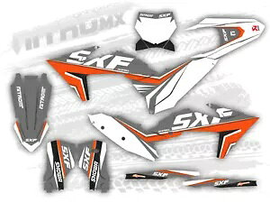 NitroMX �O���t�B�b�N�X KTM SX SXF SX-F XC XC-F 2023 2024 �X�e�b�J�[���g�N���X����- NitroMX Graphics for KTM SX SXF SX-F XC XC-F 2023 2024 Sticker Motocross Decor- �y���s�A���i�z