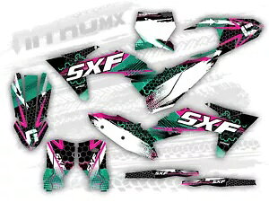 NitroMX �O���t�B�b�N�X KTM SX SXF SX-F XC XC-F 2023 2024 �X�e�b�J�[���g�N���X����- NitroMX Graphics for KTM SX SXF SX-F XC XC-F 2023 2024 Sticker Motocross Decor- �y���s�A���i�z