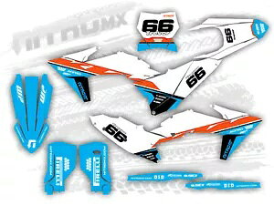 NitroMX �O���t�B�b�N�X KTM SX SXF SX-F XC XC-F 2023 2024 �X�e�b�J�[���g�N���X����- NitroMX Graphics for KTM SX SXF SX-F XC XC-F 2023 2024 Sticker Motocross Decor- �y���s�A���i�z