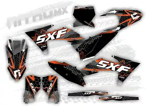 NitroMX �O���t�B�b�N�X KTM SX SXF SX-F XC XC-F 2023 2024 �X�e�b�J�[���g�N���X����- NitroMX Graphics for KTM SX SXF SX-F XC XC-F 2023 2024 Sticker Motocross Decor- �y���s�A���i�z