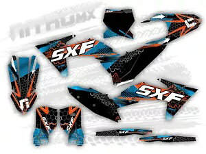 NitroMX �O���t�B�b�N�X KTM SX SXF SX-F XC XC-F 2023 2024 �X�e�b�J�[���g�N���X����- NitroMX Graphics for KTM SX SXF SX-F XC XC-F 2023 2024 Sticker Motocross Decor- �y���s�A���i�z