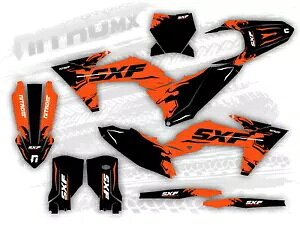 NitroMX �O���t�B�b�N�X KTM SX SXF SX-F XC XC-F 2023 2024 �X�e�b�J�[���g�N���X����- NitroMX Graphics for KTM SX SXF SX-F XC XC-F 2023 2024 Sticker Motocross Decor- �y���s�A���i�z