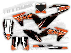 NitroMX �O���t�B�b�N�X KTM SX SXF SX-F XC XC-F 2023 2024 �X�e�b�J�[���g�N���X����- NitroMX Graphics for KTM SX SXF SX-F XC XC-F 2023 2024 Sticker Motocross Decor- �y���s�A���i�z
