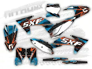 NitroMX OtBbNX KTM SX SXF SX-F XC XC-F 2023 2024 XebJ[gNX- NitroMX Graphics for KTM SX SXF SX-F XC XC-F 2023 2024 Sticker Motocross Decor-