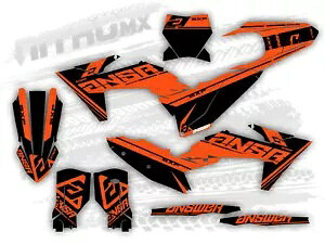 NitroMX �O���t�B�b�N�X KTM SX SXF SX-F XC XC-F 2023 2024 �X�e�b�J�[���g�N���X����- NitroMX Graphics for KTM SX SXF SX-F XC XC-F 2023 2024 Sticker Motocross Decor- �y���s�A���i�z