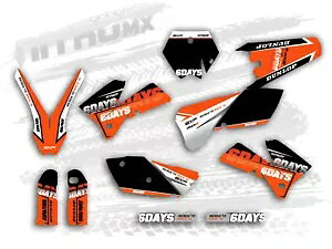 NitroMX �O���t�B�b�N�Z�b�g KTM SX SXF 125 250 450 525 2005 2006 �����X�e�b�J�[- NitroMX Graphics Set for KTM SX SXF 125 250 450 525 2005 2006 Decor Sticker- �y���s�A���i�z
