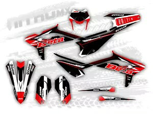 OtBbNZbg̓x[^ RS 350 390 430 500 2023 2024 XebJ[ɓK܂B Graphics Set Fits Beta RS 350 390 430 500 2023 2024 Decor Sticker-