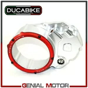 �J�[�^�[ �N���b�` �o�X �I�C�� �����V���o�[���b�h Ducabike Ducati DIAVEL 2011 - 2019 Carter Clutch bath oil Transparent Silver-Red Ducabike Ducati DIAVEL 2011 - 2019 �y���s�A���i�z