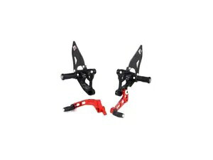 SBK ߉\ȃtbgXg VXe Sch bh Ducabike Ducati 1098 2006 - 2011 DA7- SBK adjustable footrest systems Sch Red Ducabike Ducati 1098 2006 - 2011 DA7-