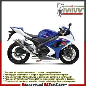 Mivv FGL][Xg}t[ GP J[{t@Co[XYL Gsx-R 1000 2007 - 2008 p Mivv Approved Exhaust Mufflers GP Carbon Fiber for Suzuki Gsx-R 1000 2007 - 2008