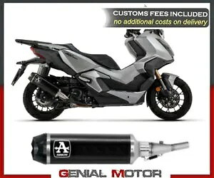 GL][Xg}t[ A[ CfB [X ubN A~jE z_ ADV 350 2022 Exhaust Muffler Arrow Indy Race Black Aluminum HONDA ADV 350 2022