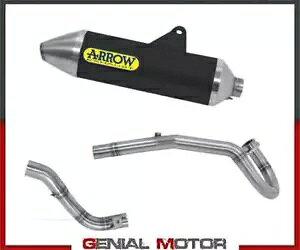 �t���G�L�]�[�X�g �A���[ �T���_�[ �G�[�I�� �u���b�N �A���~�j�E�� �z���_ CRF 300 L 2021 - 2023 Full Exhaust Arrow Thunder Aon Black Aluminum HONDA CRF 300 L 2021 - 2023 �y���s�A���i�z