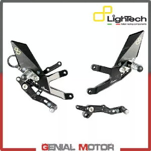 LIGHTECH \ȃAZbg ܂肽݃tbgyOt BMW S 1000 R 2017 - 2019 LIGHTECH Adjustable Rearsets with Fold Up Footpeg Bmw S 1000 R 2017 - 2019