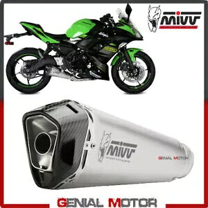 Mivv Rv[gGL][Xg f^ [X CmbNX JTL jW 650 2017 - 2019 p Mivv Complete Exhaust Delta Race Inox for KAWASAKI NINJA 650 2017 - 2019