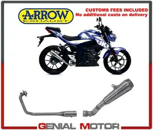 rCVXe Arrow Col Ra e[pCv X`[ jN XYL GSXS125 2017 2020 Exhaust System Arrow Col Ra Tail Pipe Steel Nichrom Suzuki GSXS125 2017 2020