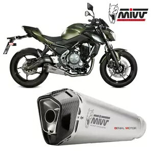 Mivv Rv[gGL][Xg f^ [X CmbNX JTL Z 650 2017 - 2023p Mivv Complete Exhaust Delta Race Inox for KAWASAKI Z 650 2017 - 2023