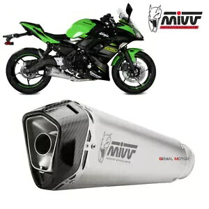 Mivv Rv[gGL][Xg f^ [X CmbNX JTL jW 650 2017 - 2023 p Mivv Complete Exhaust Delta Race Inox for KAWASAKI NINJA 650 2017 - 2023
