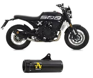 �G�L�]�[�X�g Arrow Rebel Rbn �X�`�[�� �u���b�N BRIXTON CROSSFIRE 500 X 2021 - 2023 Exhaust Arrow Rebel Rbn Steel Black BRIXTON CROSSFIRE 500 X 2021 - 2023 �y���s�A���i�z