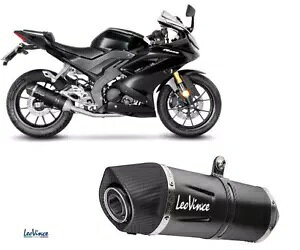 tGL][XgVXe Leovince F EVO BLACK }n YZF-R125 2019 - 2020 Full Exhaust System Leovince homologated EVO BLACK YAMAHA YZF-R125 2019 - 2020