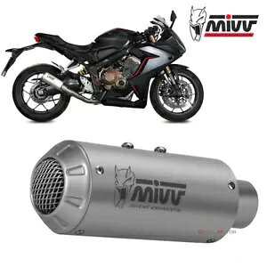 Mivv �R���v���[�g�G�L�]�[�X�g MK3 Inox �z���_ CBR 650 R 2019 - 2023�p Mivv Complete Exhaust MK3 Inox for HONDA CBR 650 R 2019 - 2023 �y���s�A���i�z