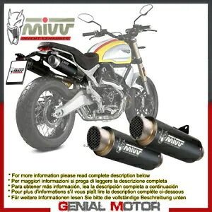 Mivv rC}t[ GP Pro ubN X`[ hDJeB XNu[ 1100 2018 - 2019 p Mivv Exhaust Mufflers Gp Pro Black Steel for DUCATI SCRAMBLER 1100 2018 - 2019