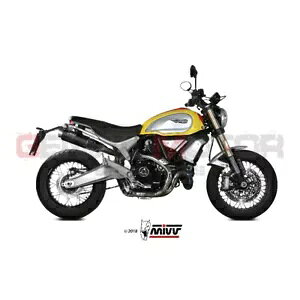 Mivv rC}t[ GP Pro ubNX`[ hDJeB XNu[ 1100 2018 - 2020p Mivv Exhaust Mufflers Gp Pro Black Steel for DUCATI SCRAMBLER 1100 2018 - 2020