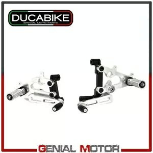 Ergal Ducabike Ducati Panigale 959 2016 - 2019 �̃v���b�g�t�H�[�������\�� BK �V���o�[ Platforms Adjustable Bk-Silver in Ergal Ducabike Ducati Panigale 959 2016 - 2019 �y���s�A���i�z