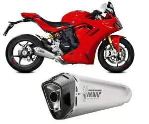 GL][Xg}t[ Mivv DELTA RACE St. Steel DUCATI SUPERSPORT 950 / S 2021 2024 Exhaust Muffler Mivv DELTA RACE St. Steel DUCATI SUPERSPORT 950 / S 2021 2024