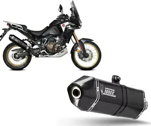 �r�C�^�[�~�i�� MIVV SPEED EDGE �u���b�N �z���_ CRF 1100 �A�t���J�c�C�� 2020-2022�p Exhaust terminal MIVV SPEED EDGE Black for HONDA CRF 1100 AFRICA TWIN 2020-2022 �y���s�A���i�z