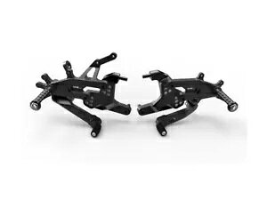 Sbk �����\�ȃ��A�Z�b�g �u���b�N �G�R�[ Ducabike �h�D�J�e�B �p�j�K�[�� V4 2018 - 2023�p Sbk Adjustable Rearsets Black Echo Ducabike For Ducati Panigale V4 2018 - 2023 �y���s�A���i�z