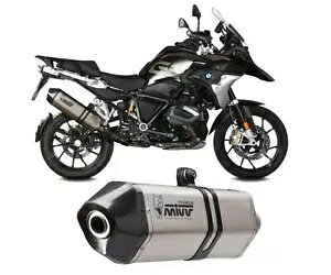 GL][Xg}t[ Mivv SPEED EDGE `^ BMW R 1250 GS / Adventure 2019 - 2023 Exhaust Muffler Mivv SPEED EDGE Titanium BMW R 1250 GS / Adventure 2019 - 2023