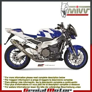 Mivv rC}t[ GP `^AvA Tuono Fighter 1000 2006 - 2010 p Mivv Exhaust Mufflers GP Titanium for Aprilia Tuono Fighter 1000 2006 - 2010