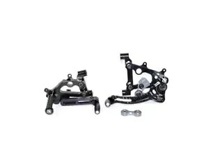 Sbk �����\�ȃ��A�Z�b�g �u���b�N �G�R�[ Ducabike Ducati Panigale 1199 R 2013 - 2017 Sbk Adjustable Rearsets Black Echo Ducabike Ducati Panigale 1199 R 2013 - 2017 �y���s�A���i�z