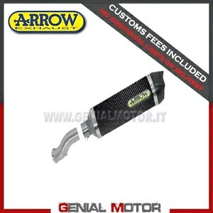 エキゾースト + リンク Arrow R.Tech カーボン Ducati Hyperstrada 2016 - 2018 Exhaust + Link Arrow R. Tech Carbon Ducati Hyperstrada 2016 - 2018